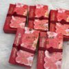 50 Hộp bánh quai ngang hoa lan đỏ