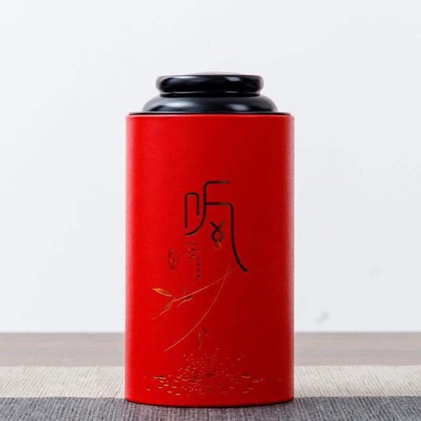 Lon tròn nhũ đỏ 100g