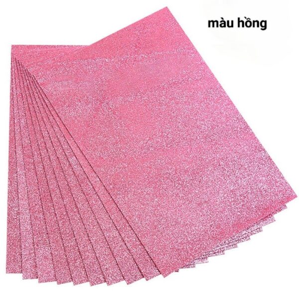 Giấy kim tuyến eva 2li hồng