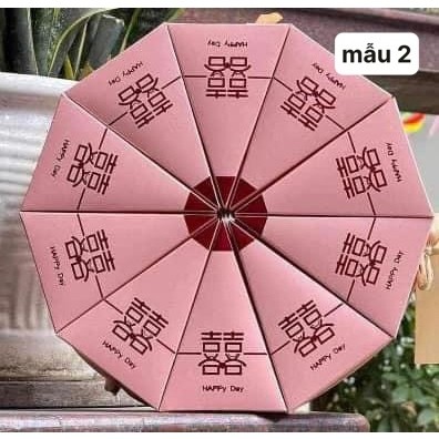 Hộp bánh xe hồng hỷ (100 Hộp)