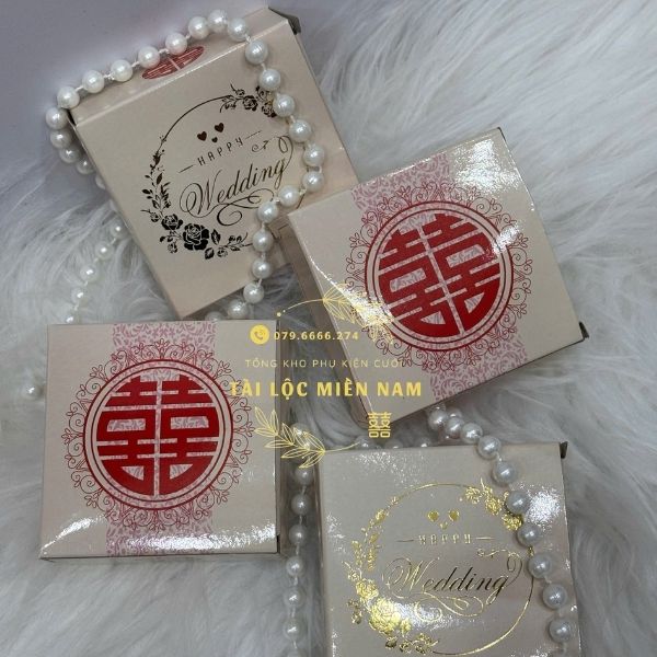 Hộp cốm thường kem (100 Hộp)