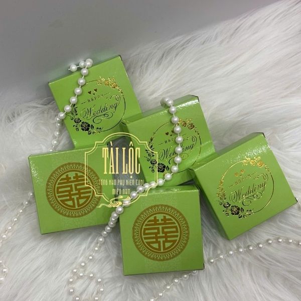 Hộp cốm thường xanh chuối (100 Hộp)