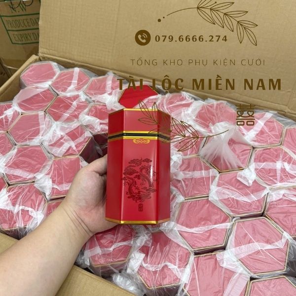 Lon đỏ lục giác 100gr