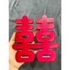 Chữ hỷ fomex đỏ