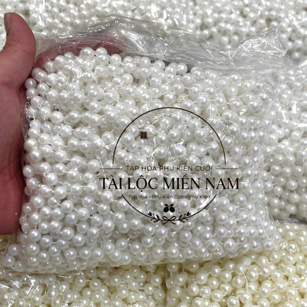 Dây cườm trắng 8li